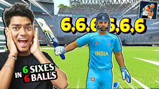 I HIT 6 SIXES IN 6 BALLS🔥 - REAL CRICKET™ 24