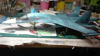 SU-34 1/48 By KITTY HAWK [Ep 03] paint job