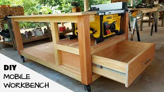 How to Make a Workbench with Built in Table Saw (Dewalt DWE7485)