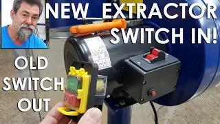 Dust extractor switch conversion remote control Dave Stanton easy woodworking