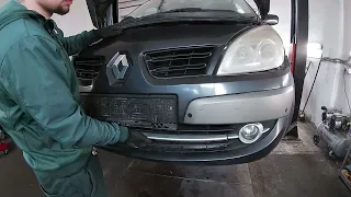 RENAULT SCENIC 2 HEADLIGHTS REMOVAL #shorts