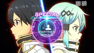 2 year anniversary Sinon & Kirito Special Partner Bonus Sword art online Unleash Blading