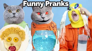 Try My Latest Prank To Unleash Weekend Joy!😜🎉| Oscar‘s Funny World | New Funny Videos 2024