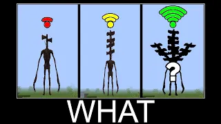 Scary SirenHeads with different Wi-Fi in Minecraft wait what meme part 119