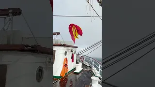 El Buque Escuela Juan Sebastián de Elcano cruza el Cabo de Hornos