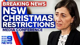 Coronavirus: NSW Premier announces Christmas restriction changes | 9 News Australia