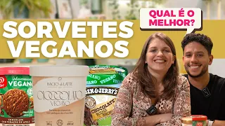 Experimentando SORVETES VEGANOS que encontrei no mercado