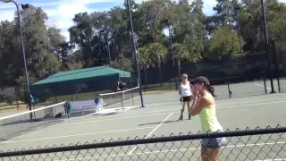 Military Son returns from Afghanistan and surprises Mom at tennis match