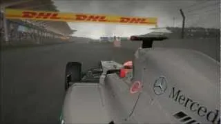 F1 2012 Game Michael Schumacher Mercedes AMG Petronas F1 Team - Malaysian Grand Prix