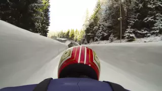 Igls, Austria skeleton POV