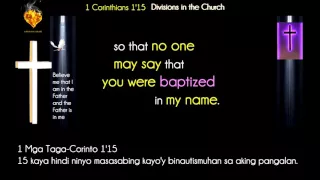 1 Corinthians 1'10-17 Divisions in the Church