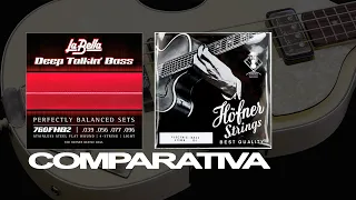 La Bella 760FHB2 vs Hofner H1133B - Bass strings