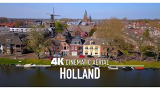 HOLLAND 2024 🇳🇱 Drone Aerial 4K | Cinematic Aerial of the Netherlands Ultra HD Nederland