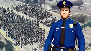 PLAYING as THE POLICE in a ZOMBIE Outbreak! (GTA 5)