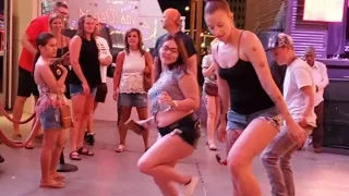 Best Dance ever on Fremont Street Las Vegas