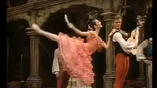 Mikhail Baryshnikov and Cynthia Harvey in the ballet “Don Quixote” (fragments of the ballet). 1984.