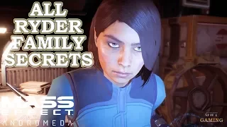 Mass Effect Andromeda [ALL RYDER FAMILY SECRETS LOCATIONS - First, Final & Last Memory] Walkthrough