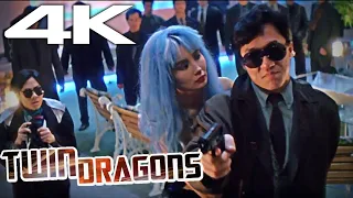 Jackie Chan, Maggie Cheung "Twin Dragons" (1992) in 4K // Karaoke Scene