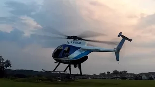 Raptor MD500 flight