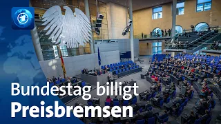 Bundestag beschließt Strom- und Gaspreisbremsen
