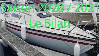 First 22 - Bilan de la saison 2021- Combien coute en entretien un voilier (achat, entretien, sortie)