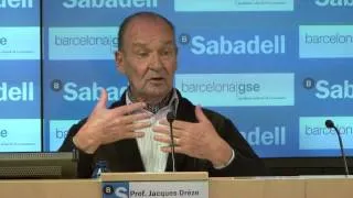 Jacques Drèze: Fiscal Integration and Growth Stimulation in Europe - Barcelona GSE Lecture XXVI