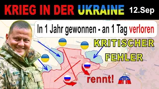 12.Sep: FRONTEINBRUCH nach russischem FRIENDLY FIRE | Ukraine-Krieg