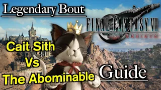 Legendary Bout: Cait Sith vs The Abominable Guide | Final Fantasy 7 Rebirth