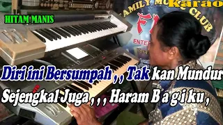 Hitam Manis By Imam S Arifin | Versi Patam Manual || KARAOKE KN7000 FMC