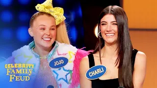 It's Charli D'Amelio vs. JoJo Siwa! Smash the LIKE button! | Celebrity Family Feud