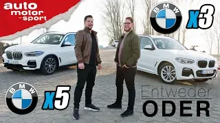 BMW X5 vs X3 | Entweder ODER | (Vergleich/Review) auto motor und sport