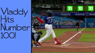 Vladimir Guerrero Jr. Hits His 100th Career Home Run!l