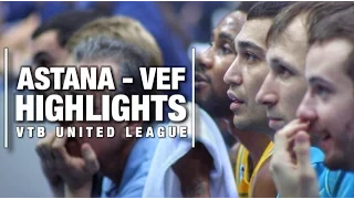 Astana vs VEF Highlights Oct 22, 2016 ( 66-64 )