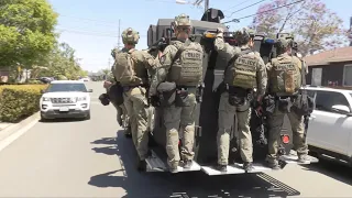 SWAT Team Called For Woman Who Burned Officer | San Diego