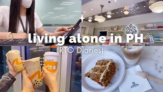 living alone in the PH 🌸 | days in my life as a corporate girly, mbakery in BGC, cooking vlogs 🥗