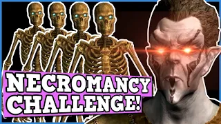 SKYRIM NECROMANCY ONLY CHALLENGE IS BROKEN - Skyrim is a Perfectly Balanced game with no exploits
