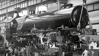 No. 6207, A Study in Steel - Princess Royal Class - vintage LMS film - 1951