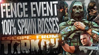 100% SPAWN BOSSES! FENCE EVENT!  - EFT WTF MOMENTS  #338 - Escape From Tarkov Highlights