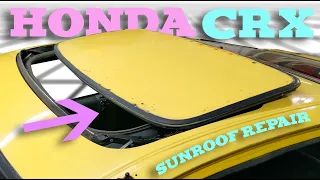 Honda CRX Sunroof Repair using 3D Printed Bumpstops - Make it So