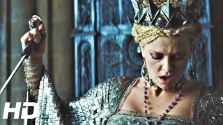 Snow White and the Huntsman: He stabs the Queen