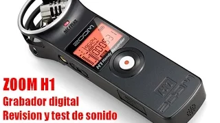 Grabador digital Zoom H1 revision y sonido