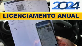 Licenciamento 2024 para veículos do RJ