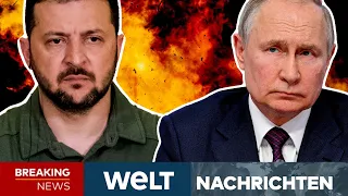 UKRAINE-KRIEG: Großoffensive? Selenskyj kontert klar! "Geben sie das an Putin weiter!" I WELT Stream