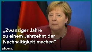 Rat für Nachhaltige Entwicklung 2021: Rede von Kanzlerin Angela Merkel