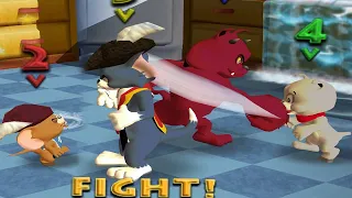 Tom and Jerry in War of the Whiskers HD Spike Vs Jerry Vs Tom Vs Tyke (Master Difficulty)