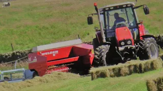 Traditional Haytime 22 MF 5455 & Lely AP630 Baler 09/07/22