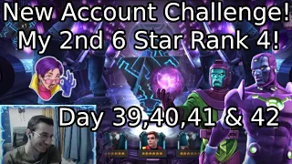 New Account Challenge Day 39, 40, 41 And 42 Recap! 2nd 6 Star Rank 4 And Acts 7.3 And 7.4 | MCOC