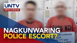 2 MMDA enforcers na gumamit ng motorsiklong may PNP markings sa pag-escort sa senador, hinuli