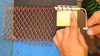 making mini chain link fence home project