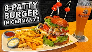 Only 2 People Had Beaten DaIvo Burger's 8-Patty German Cheeseburger Challenge in Cologne!!